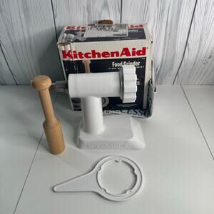 KitchenAid Meat Food Grinder Stand Mixer Attachment White
